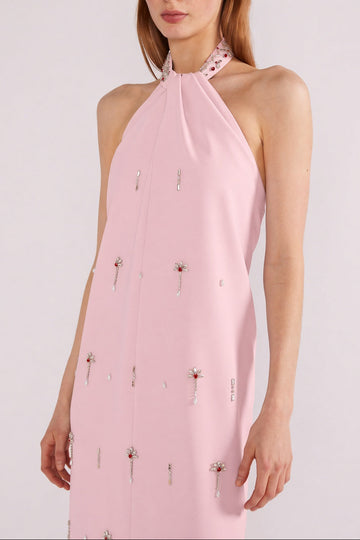 VIC MIDI DRESS PALE PINK SABLE