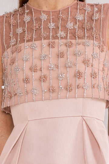 JULIA GOWN PALE PINK DOUCHESSE