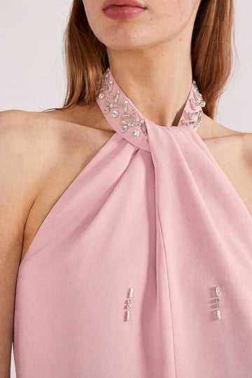 VIC MIDI DRESS PALE PINK SABLE