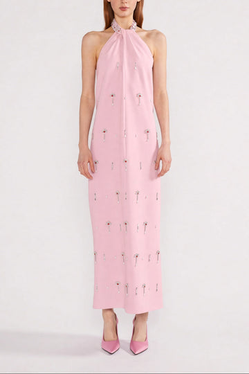 VIC MIDI DRESS PALE PINK SABLE