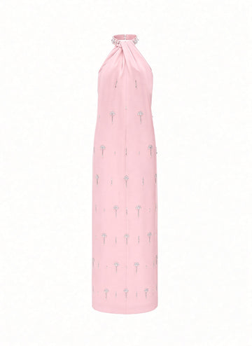 VIC MIDI DRESS PALE PINK SABLE