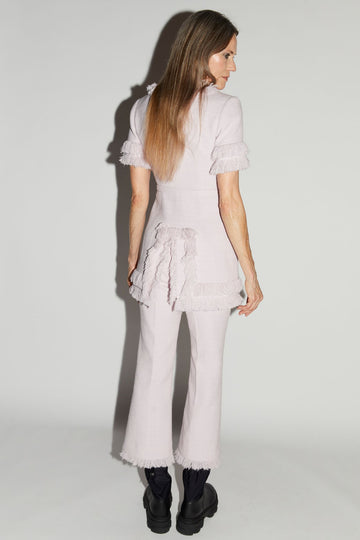 RENYA VEST LAVENDER TWEED