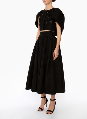 CAREN JACKET BLACK TAFFETA