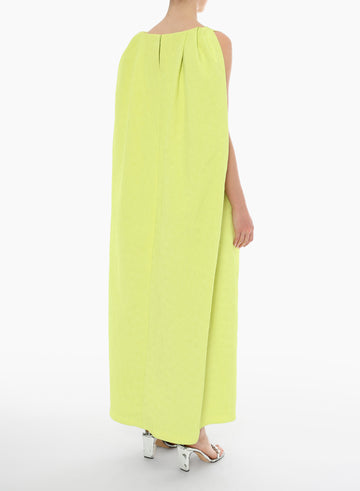 CLIO GOWN WILD LIME JACQUARD