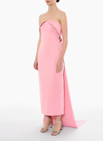 GRETA GOWN PINK QUARTZ DUCHESSE