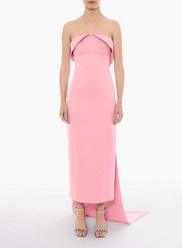 GRETA GOWN PINK QUARTZ DUCHESSE