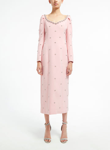 NICO DRESS PINK CREPE