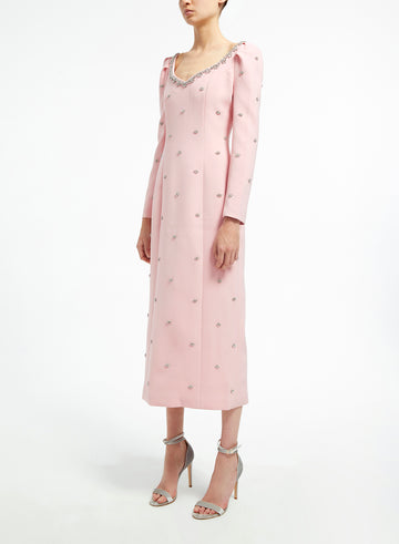 NICO DRESS PINK CREPE