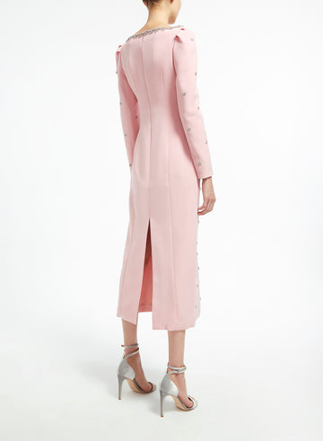 NICO DRESS PINK CREPE