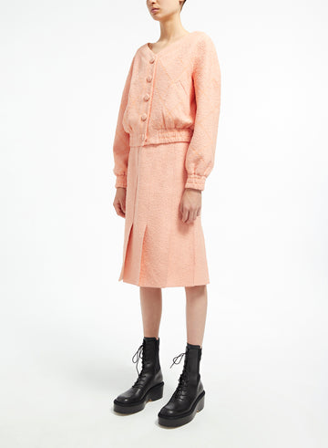 GIADA SKIRT PEACH TWEED