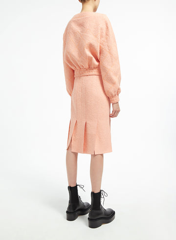 GIADA SKIRT PEACH TWEED