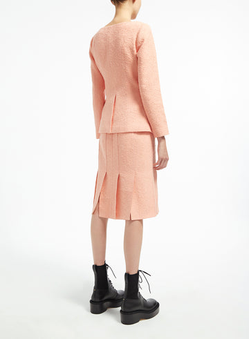 ADELE JACKET PEACH TWEED