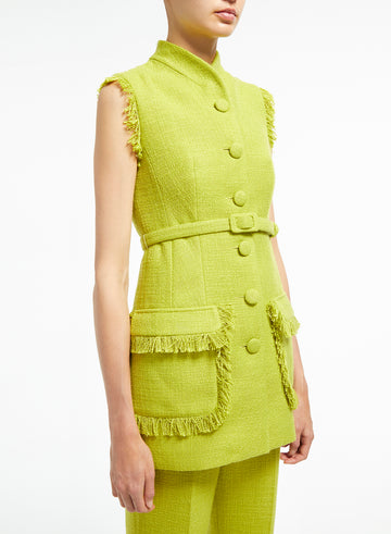 PAIGE JACKET LIME TWEED