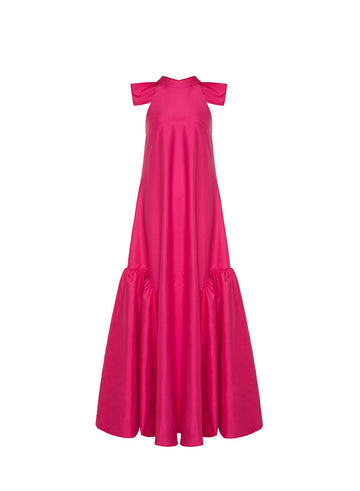 MIRO GOWN HOT PINK TAFFETA