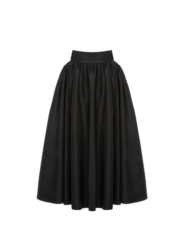 GISELLE SKIRT BLACK TAFFETA