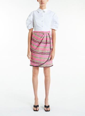 *ONLINE EXCLUSIVE* KAIA SKIRT PINK TWEED