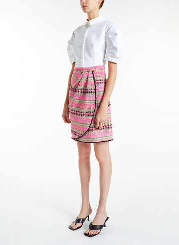 *ONLINE EXCLUSIVE* KAIA SKIRT PINK TWEED