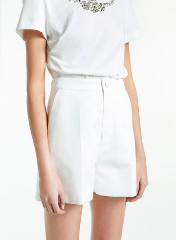 BELLE SHORTS WHITE COTTON