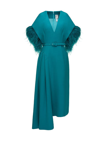MIRVANA DRESS LAKE BLUE SABLE