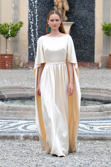 LEA GOWN IVORY SATIN