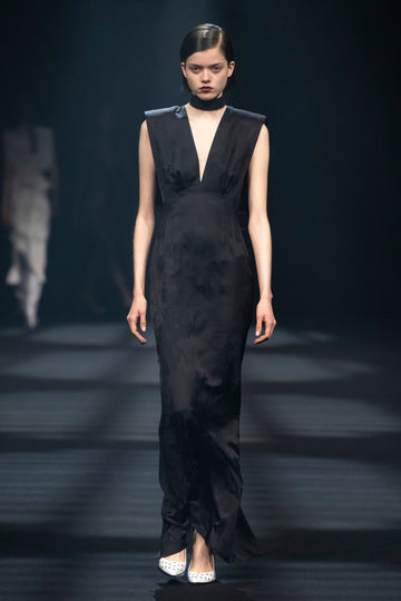 ZINNIA GOWN BLACK JACQUARD