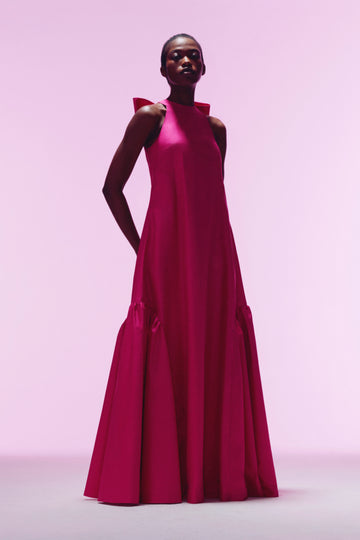 MIRO GOWN HOT PINK TAFFETA