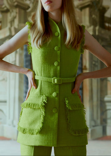 PAIGE JACKET LIME TWEED