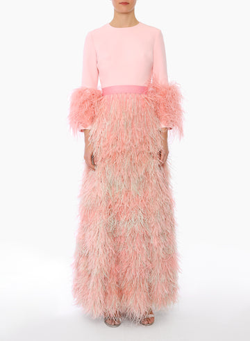 LOLA TOP PINK CREPE