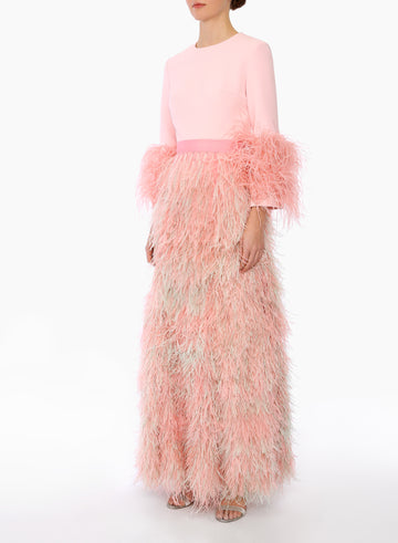 LOLA TOP PINK CREPE