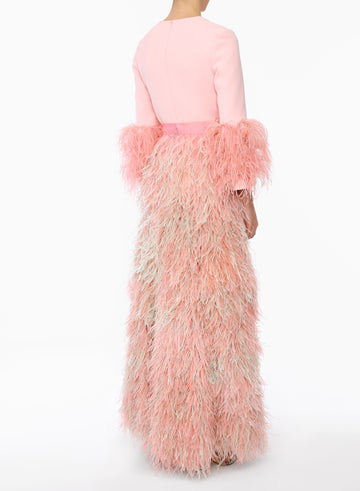 LOLA TOP PINK CREPE