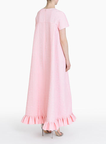 NADIA DRESS PINK QUARTZ JACQUARD