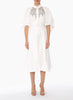 MERCER DRESS WHITE FAILLE