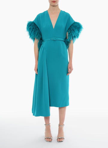 MIRVANA DRESS LAKE BLUE SABLE