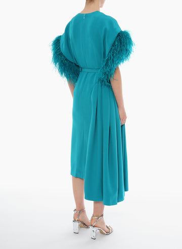 MIRVANA DRESS LAKE BLUE SABLE