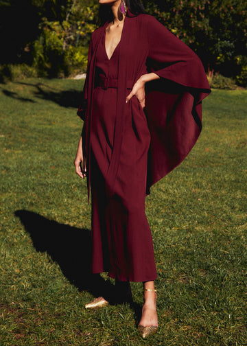 SALINA DRESS MULBERRY SABLE