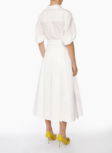 OPAL SKIRT WHITE FAILLE