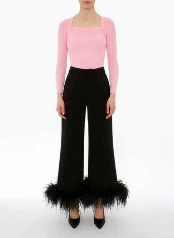 RANDALL TROUSERS BLACK CREPE