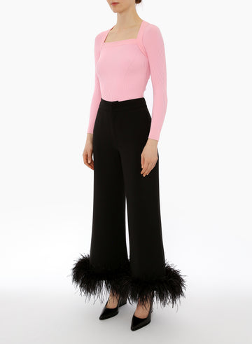 RANDALL TROUSERS BLACK CREPE