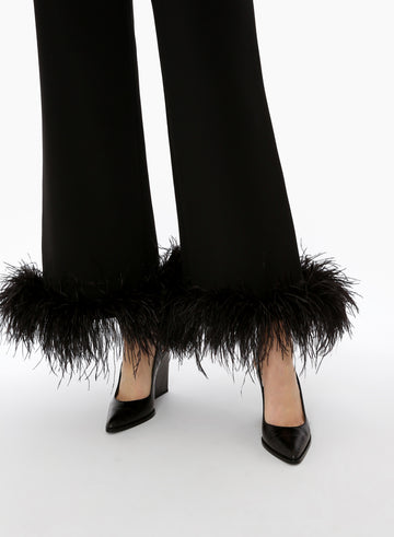 RANDALL TROUSERS BLACK CREPE