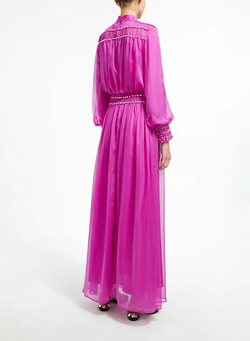 ATHENA GOWN PURPLE VOILE