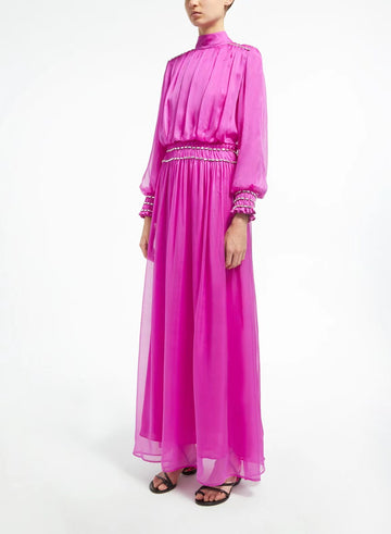 ATHENA GOWN PURPLE VOILE